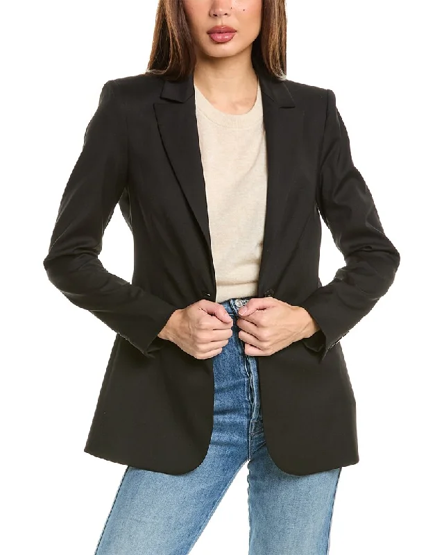 Instant Savings Await!alice + olivia Breann Fitted Wool-Blend Blazer