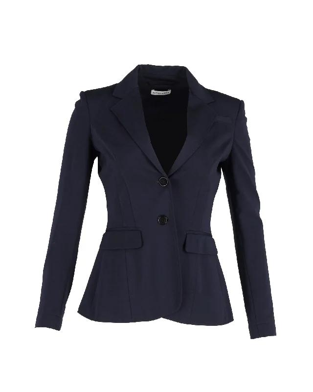 New Discounts Just Dropped!Altuzarra Single-Breasted Blazer in Navy Blue Viscose