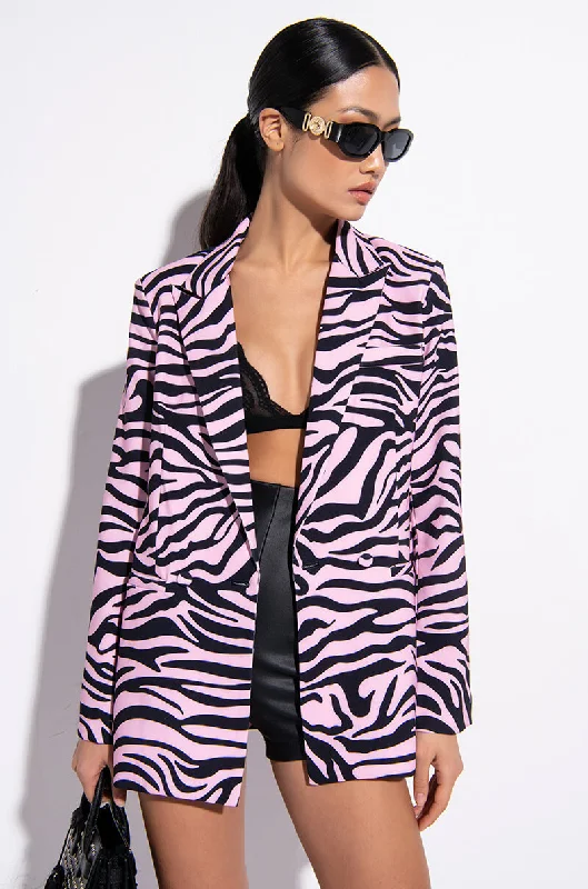 Sale Alert – Get Ready to Shop!AS IF ZEBRA BOYFRIEND BLAZER
