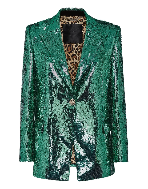 Shop Smart, Save Big!Blazer Man Fit Paillettes