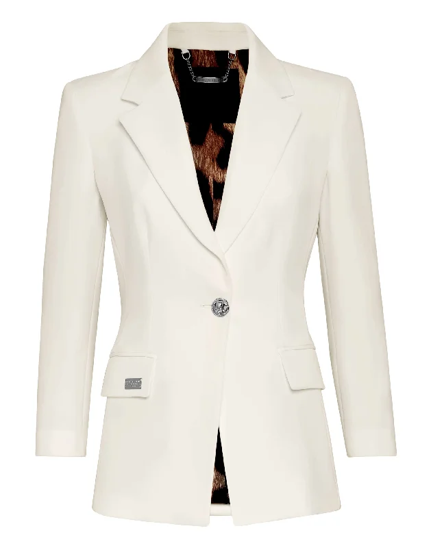 Crazy Discounts Inside!Cady Blazer short-sleeved Skull strass