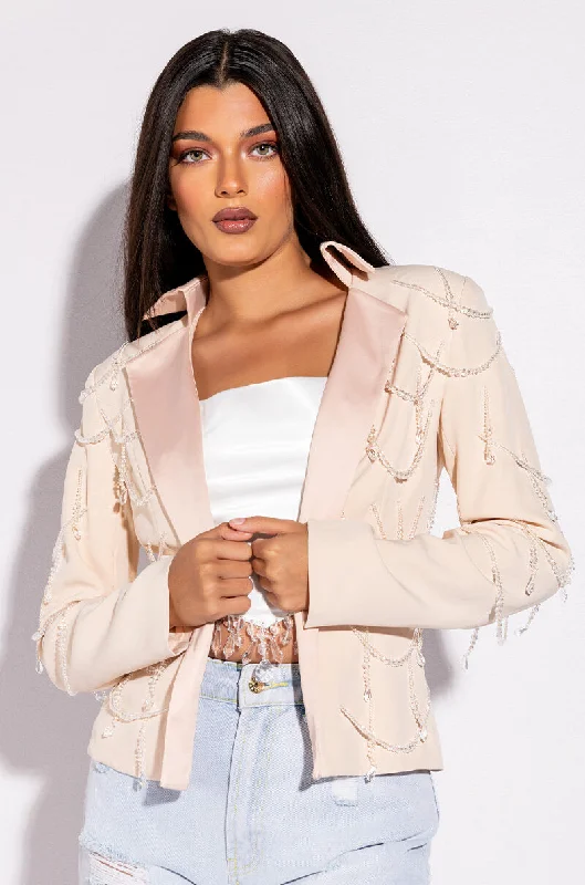 Exclusive Savings This Week!CAMP BEADED BLAZER