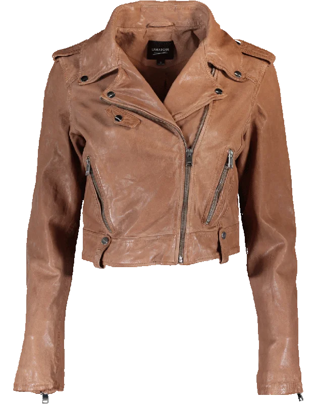 Your Favorite Sale is Back!Ciara Cropped Leather Jacket