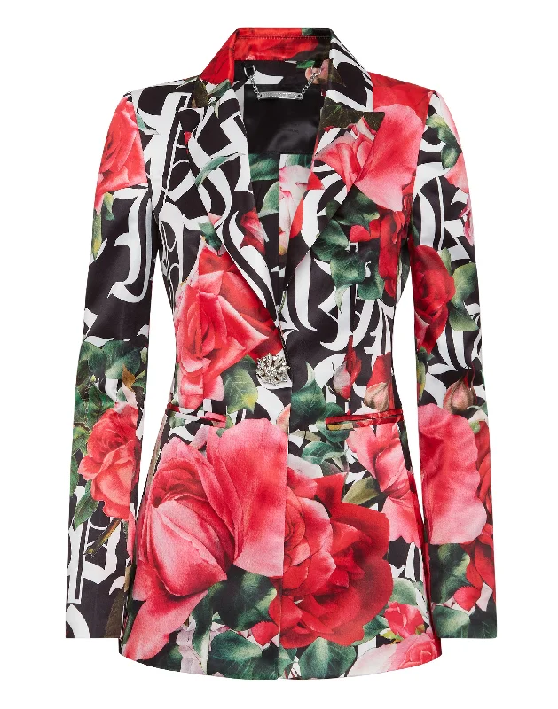 Upgrade for Less!Double-Breasted Blazer Dark Romance