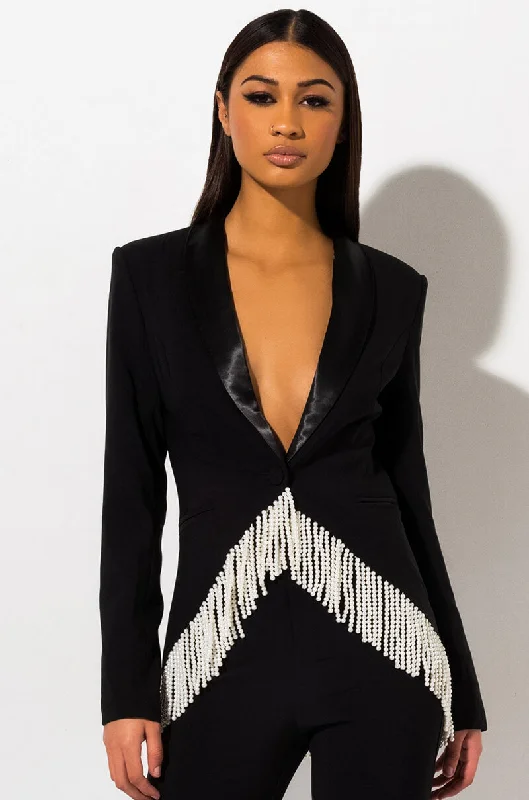 Buy More, Save More!DREAMING OF YOU PEARL BLAZER