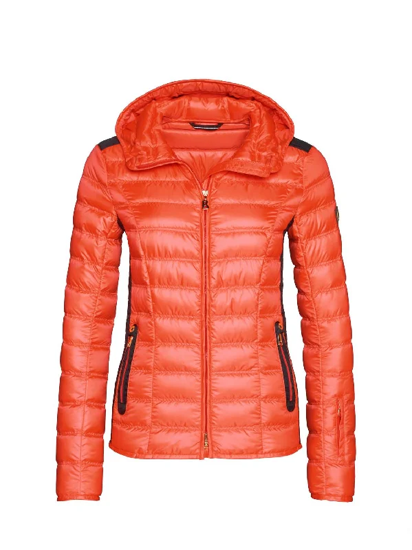 Your Shopping Spree Starts Here!Fabia-D Coat In Neon Watermelon