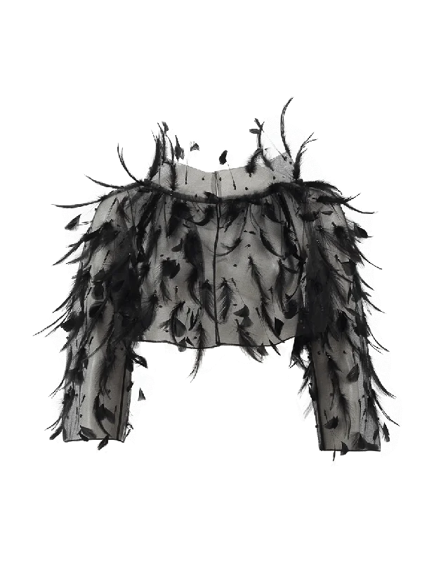 Limited-Time Price Drop!Feather Topper Jacket