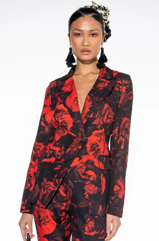 Flash Deals – Act Quickly!HARD TO HANDLE FLORAL BLAZER