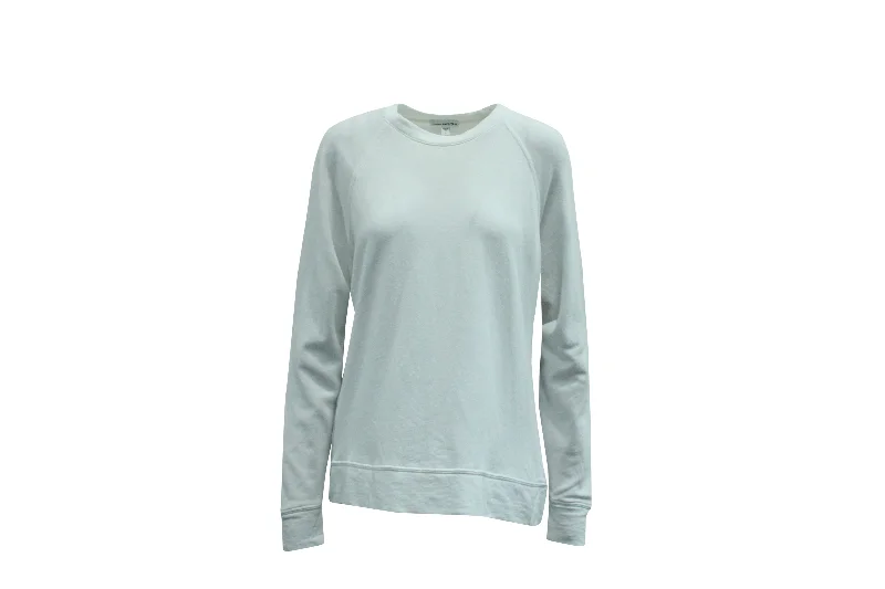 Buy More, Save More!James Perse Classic Sweatshirt in White Cotton