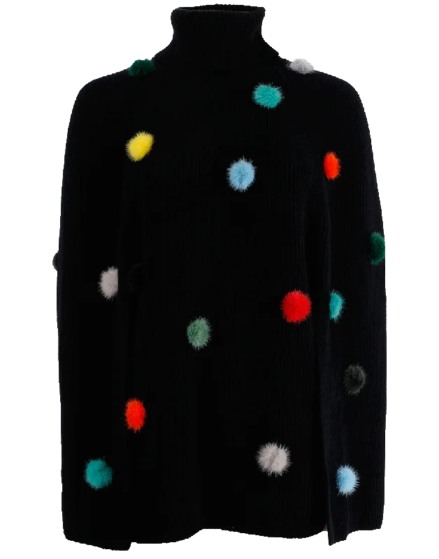 Time to Snag a Bargain!Knit Pom Cape