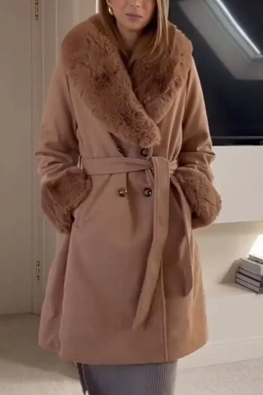 Price Drops You’ll Love!Women's Casual Plush Solid Color Jacket