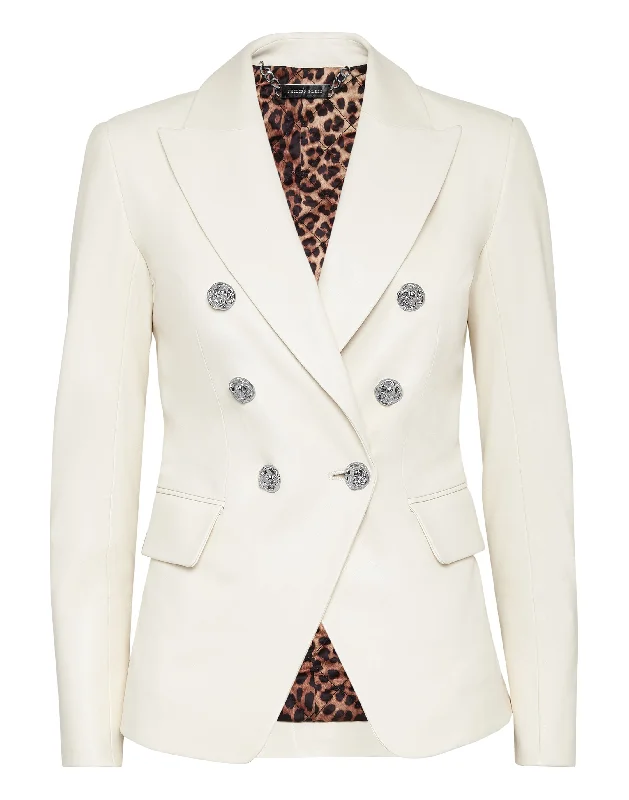 Save More Than Ever!Lambskin Blazer Iconic Plein