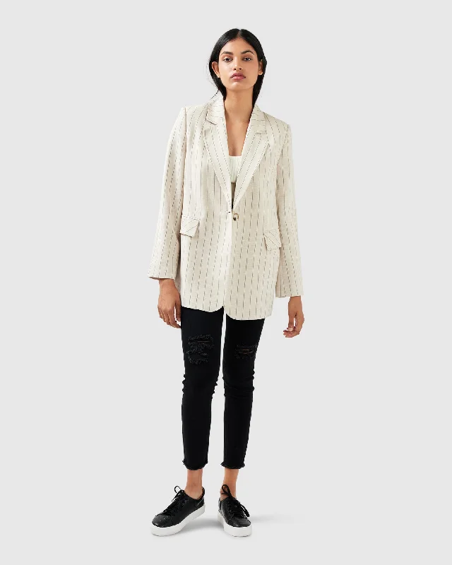 Savings You Can’t Ignore!Love & Mercy Striped Blazer