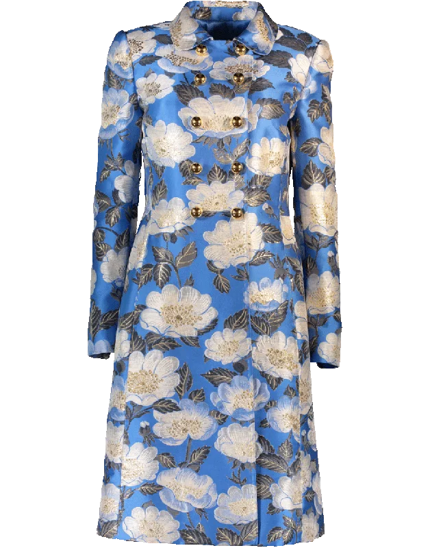 Your Chance to Save is Now!Lurex Jacquard Coat