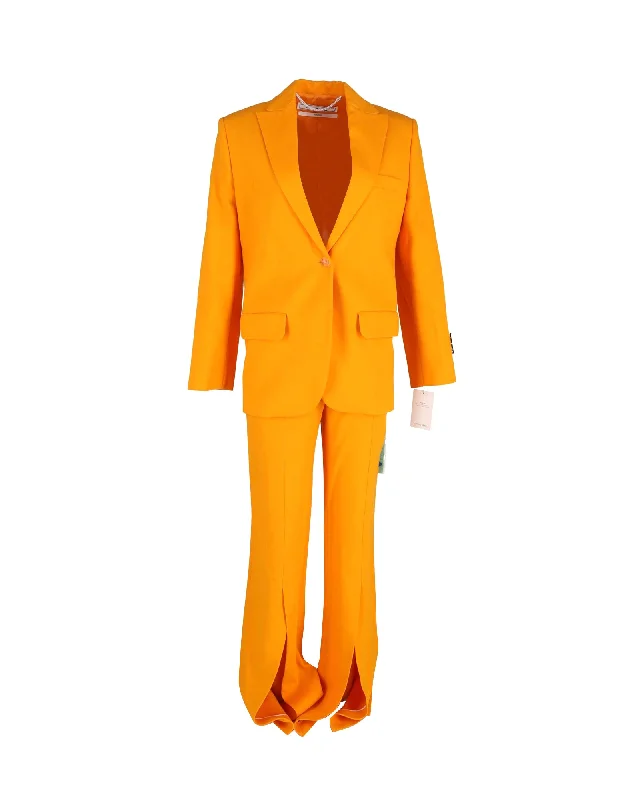 Every Deal is a Steal!Off-White Suit Set in Orange Viscose