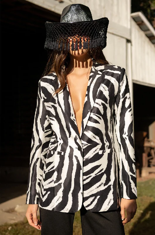 Hottest Discounts of the Year!OVERSIZED ZEBRA BLAZER