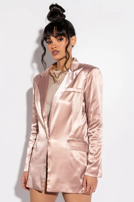 Flash Sale – Act Fast!PASSIONE SATIN BLAZER