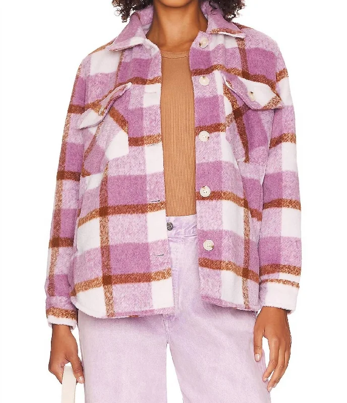 Score Big Savings Today!Plaid Shacket In Voyager
