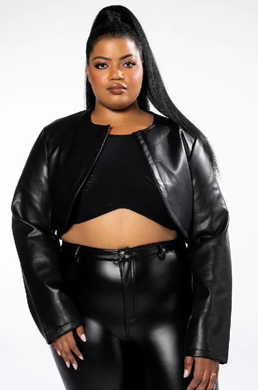 Buy More, Pay Less!PLUS AZALEA WANG MASTER CROP ANGLE BLAZER