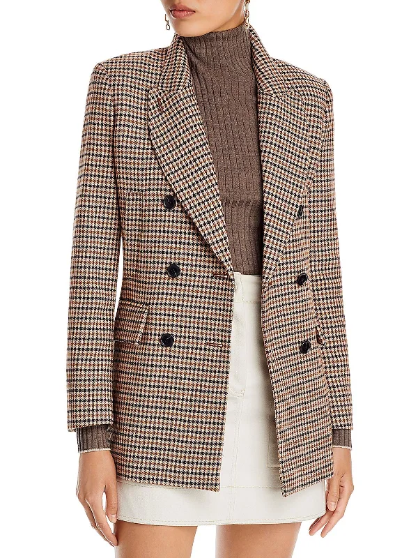 Shop Before It’s Gone!Raquel Womens Wool Blend Suit Separate Double-Breasted Blazer