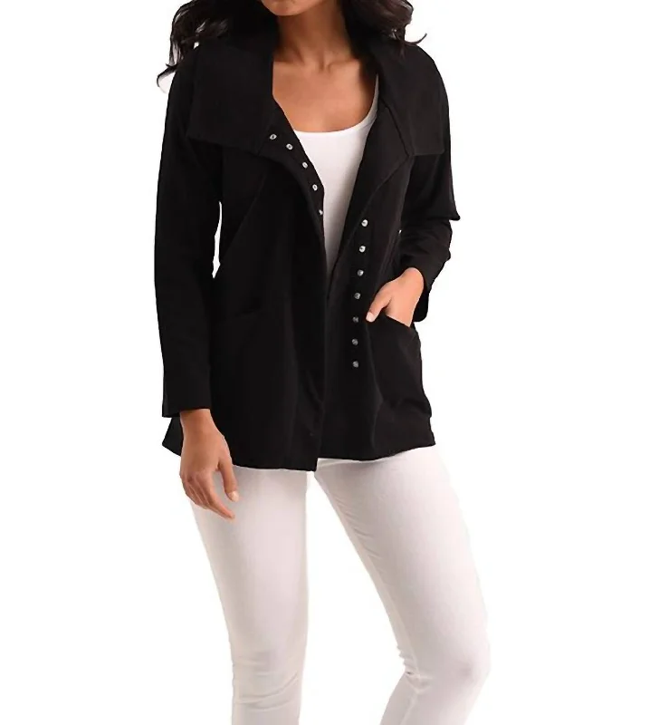 Best Deals Just for You!Ryder Hidden Pocket Jacket In Black