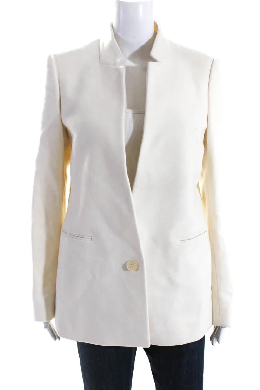 Your Favorite Sale is Back!Stella McCartney Women's Long Sleeves Lined Button Down Blazer Beige Your Favorite Sale is Back!Stella McCartney Women's Long Sleeves Lined Button Down Blazer Beige
