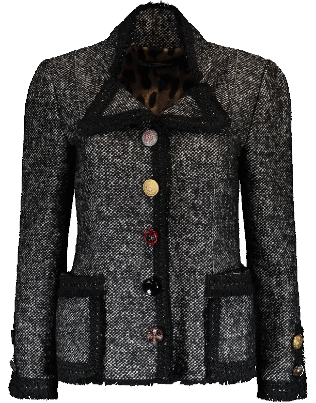 One Click Away from Big Savings!Tweed Jacket