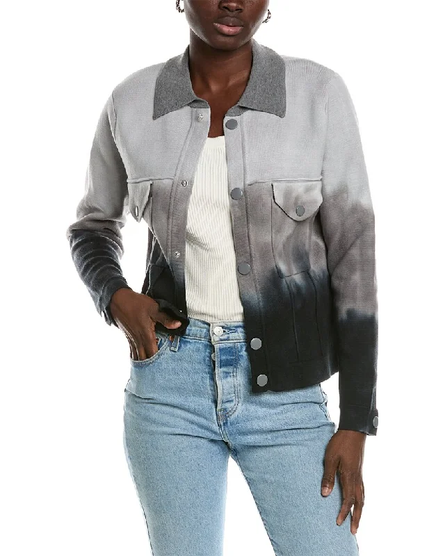 Must-Have Deals Inside!WISPR Gradient Silk-Blend Shacket