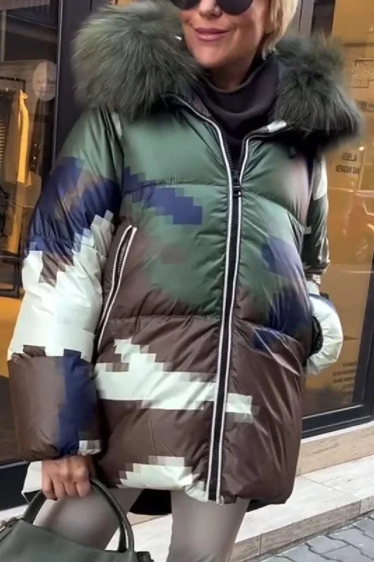 Exclusive Deals Just for You!Women's Casual Camouflage Plush Coat