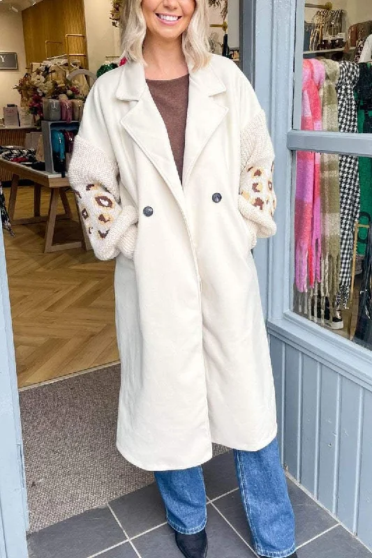 Today Only – Don’t Miss It!Women's Casual Knit Patchwork Jacket