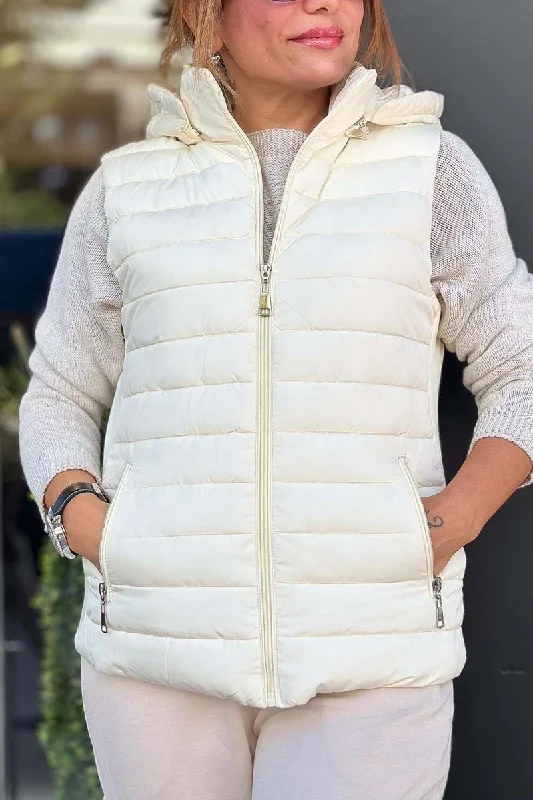 Save Money, Shop Happy!Women's casual patchwork knitted hooded sleeveless jacket