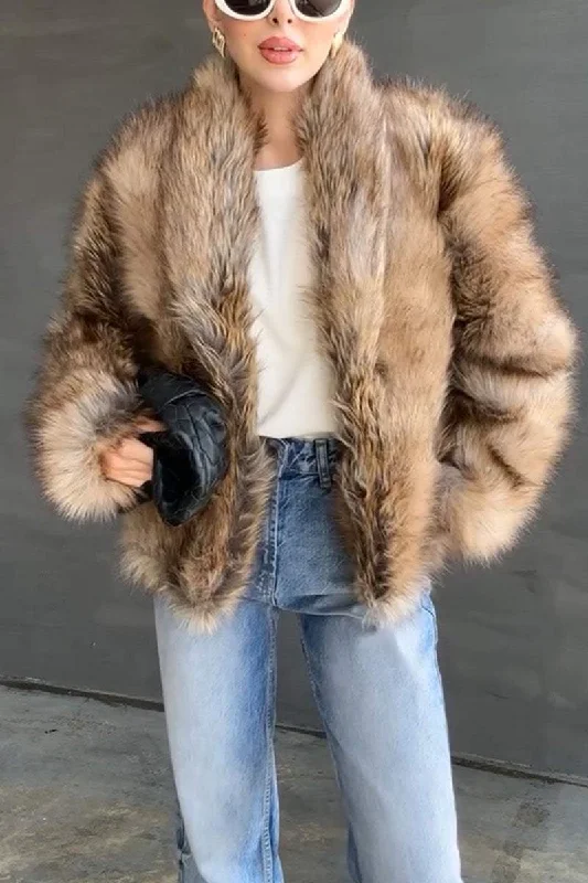 Save Up to 50% Off!Women's Casual Solid Color Plush Coat