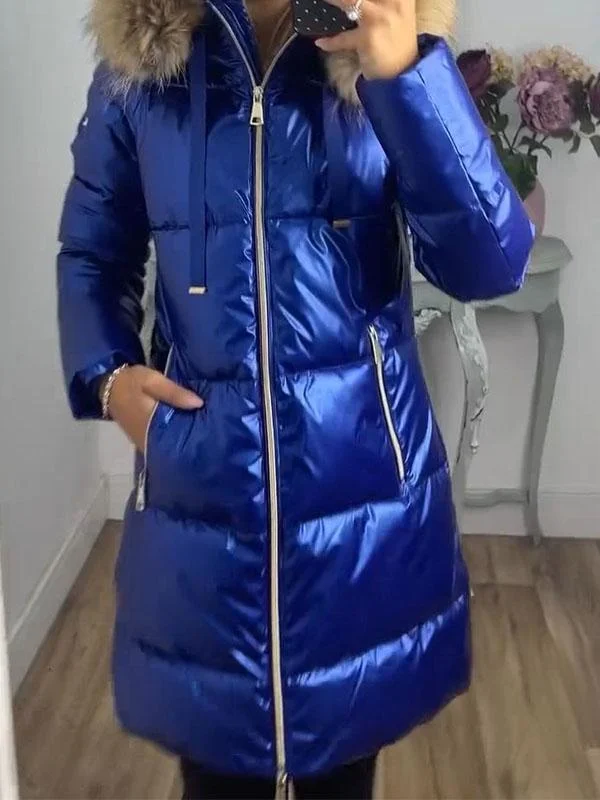 Hurry! While Supplies Last!Women's Fur Collar Long Sleeve Coat