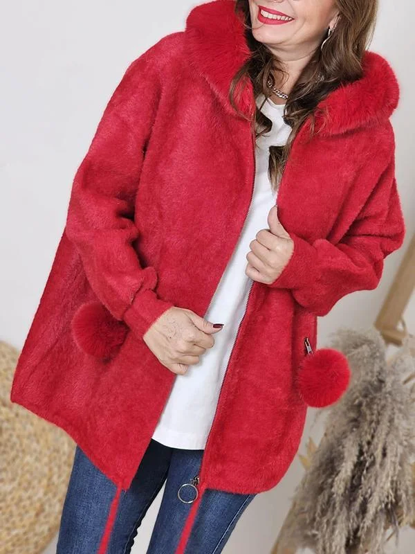 Lowest Prices Guaranteed!Women's Hooded Fur Casual Coat