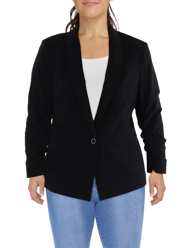 Best Deals Just for You!Womens Knit Long Sleeves One-Button Blazer