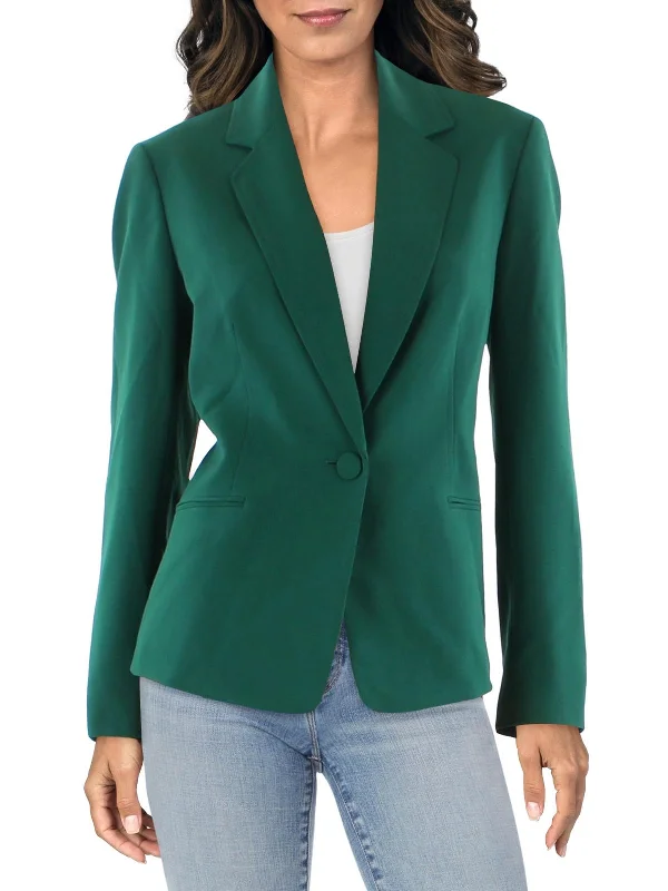 Find Your Perfect Deal Today!Womens Knit Long Sleeves One-Button Blazer