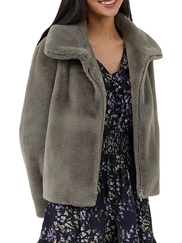 Savings You Can’t Ignore!Womens Warm Casual Faux Fur Coat