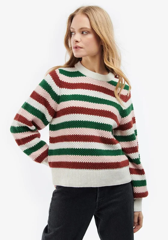 Limited-Time Price Drop!Barbour Womens Cassley Knit Jumper, Multi