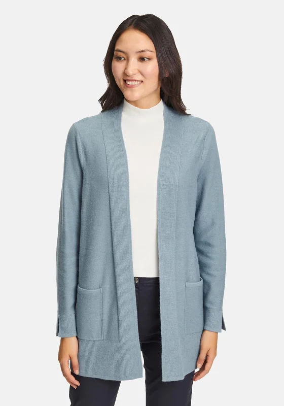 The Sale You’ve Been Waiting For!Betty Barclay Open Long Knit Cardigan, Frost Blue