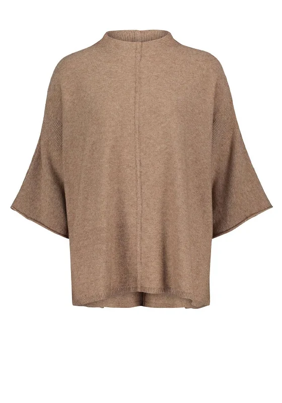 Your Favorite Sale is Back!Betty Barclay Batwing Long Knit Jumper, Brown