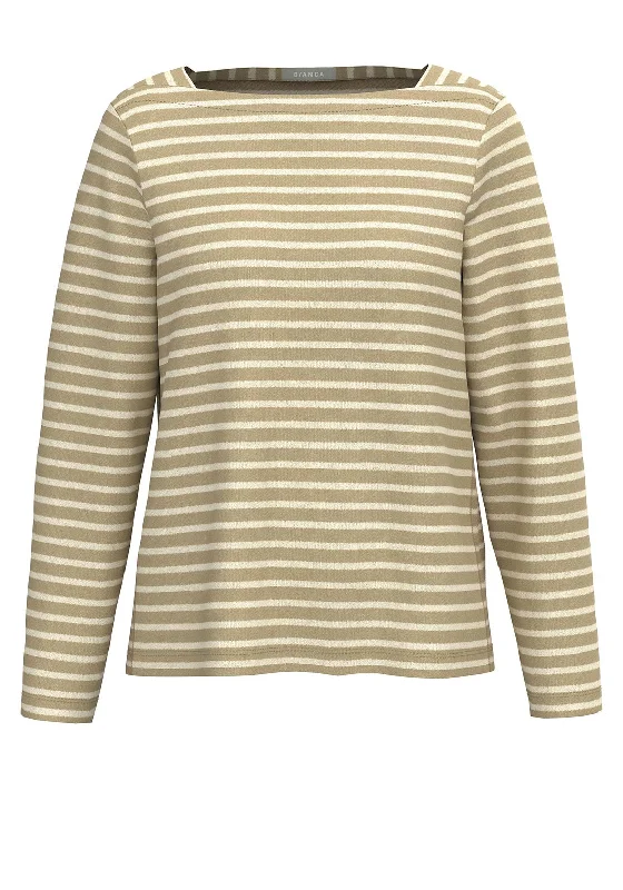 Amazing Prices You Can’t Resist!Bianca Lotta Striped Sweater, Beige & Cream