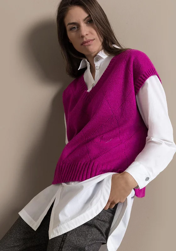 Your Favorite Items on Sale Now!Bianca Olly Knit Vest, Fuchsia