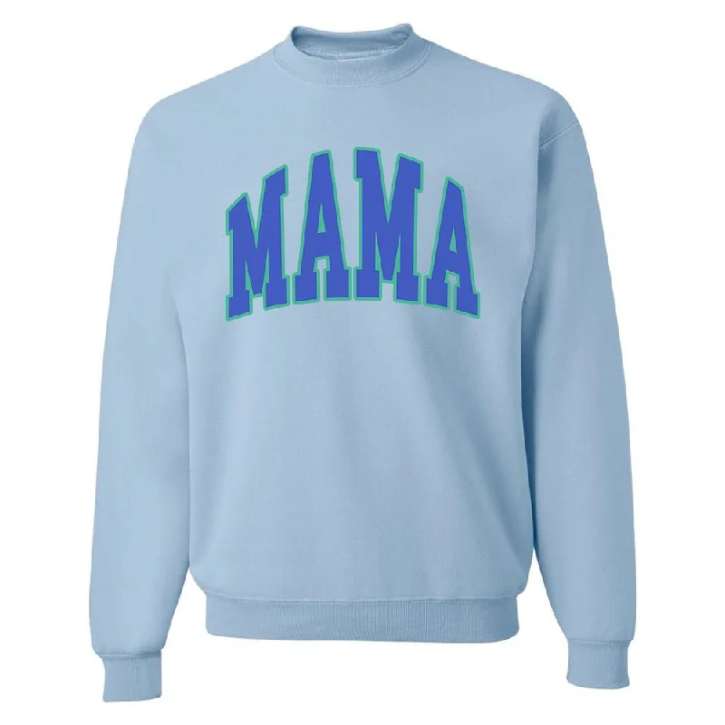 Upgrade for Less!'Blue Mama' Crewneck Sweatshirt
