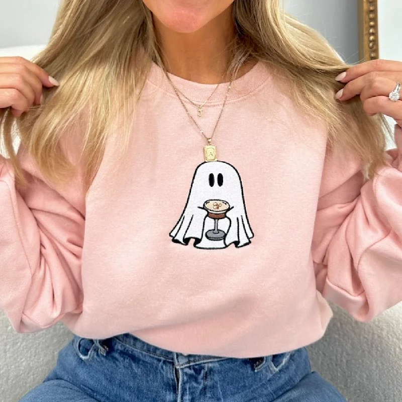 The Best Offers Are Here!'Espresso Martini Ghost' Crewneck Sweatshirt