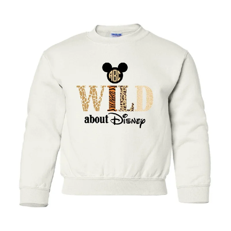 Hottest Discounts of the Year!Kids Monogrammed 'Wild About Disney' Crewneck Sweatshirt Hottest Discounts of the Year!Kids Monogrammed 'Wild About Disney' Crewneck Sweatshirt