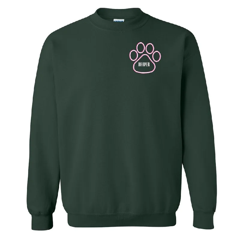 Time to Save Big!Make It Yours™ Paw Print Crewneck Sweatshirt