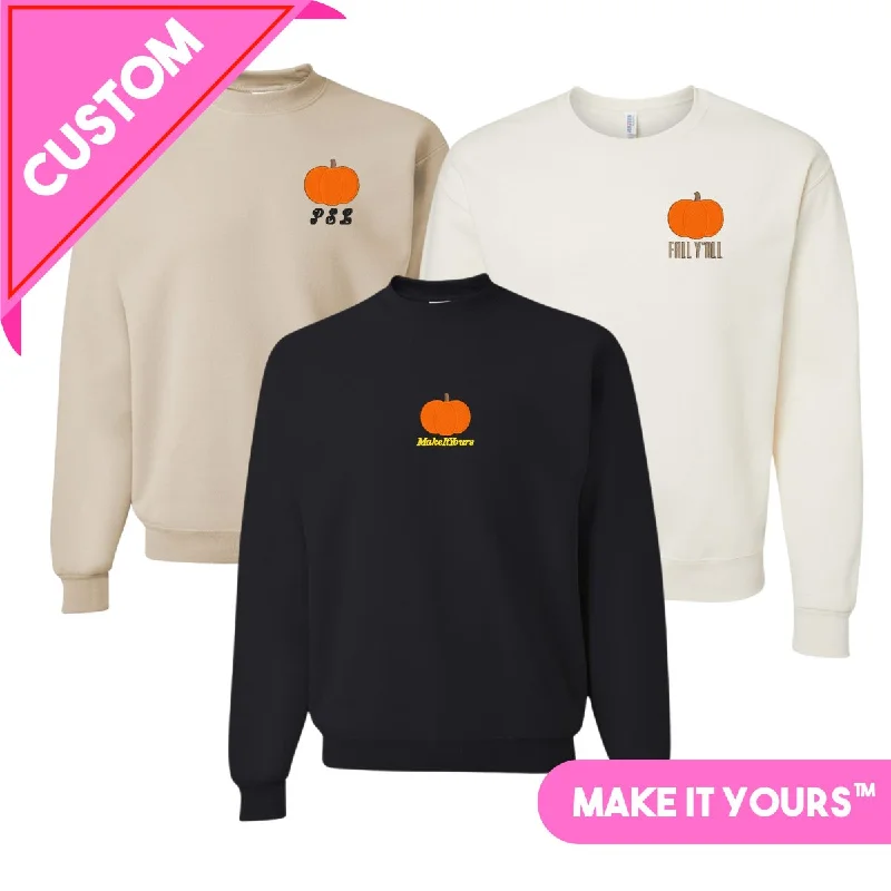 Unbeatable Prices!Make It Yours™ Pumpkin Crewneck Sweatshirt