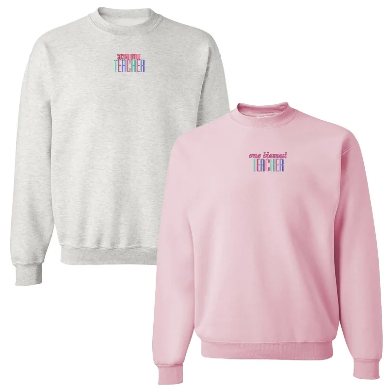 The Best Deals Won’t Wait!Make It Yours™ Teacher Crewneck Sweatshirt