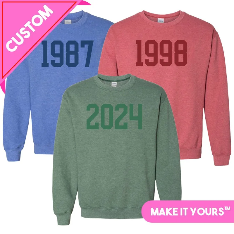 More Discounts, More Joy!Make It Yours™ 'Year' Crewneck Sweatshirt