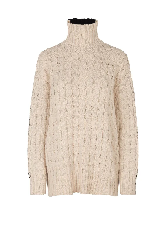 Get It Before It’s Gone!Masai Feline Oversize Chunky Knit Jumper, Neutral